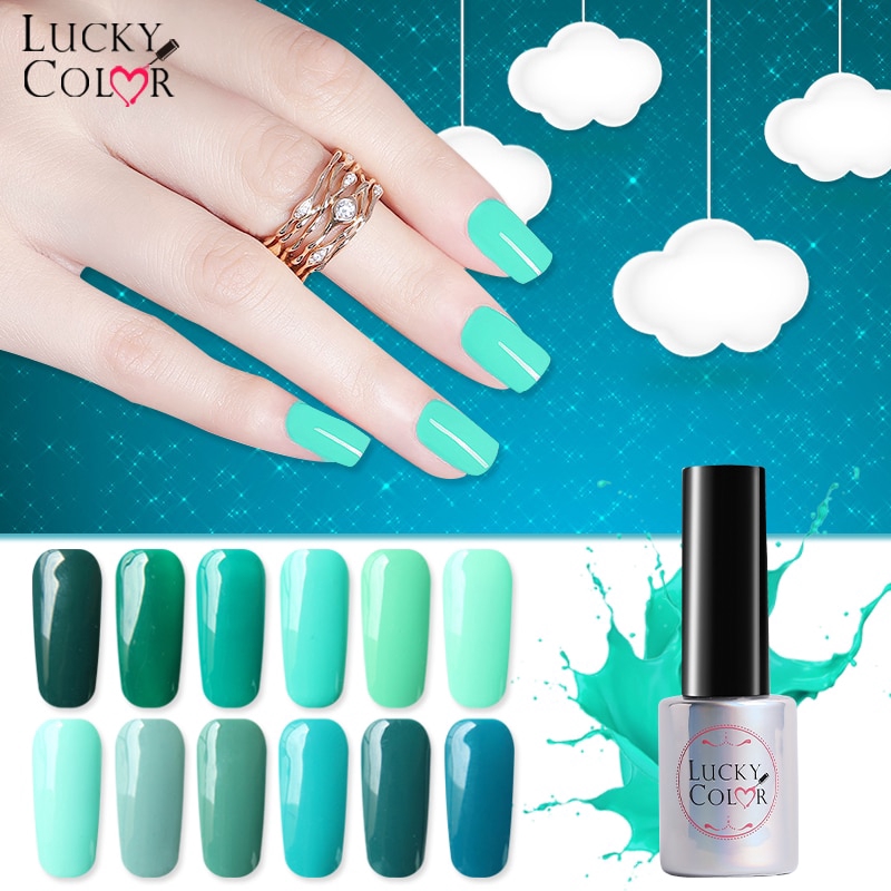 10ml Botol Kutek Gel Warna Biru Hijau Burung Merak Shopee