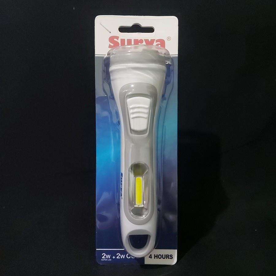 SYT L2W 2COB Lampu Senter SURYA LED Emergency Rechargeable Charger