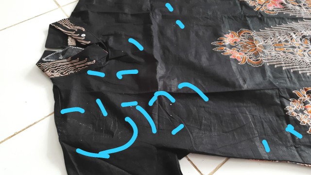 Baju Batik Tunik  Jumbo Size M L Xl Xxl Modern Cantik / Atasan Batik Kerja Kondangan Wanita Terbaru