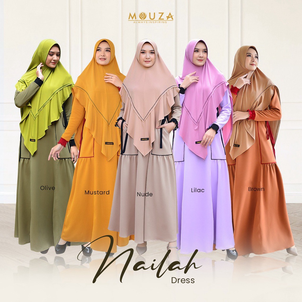 MOUZA GAMIS NAILAH DRESS BY MOUZA DINIFI