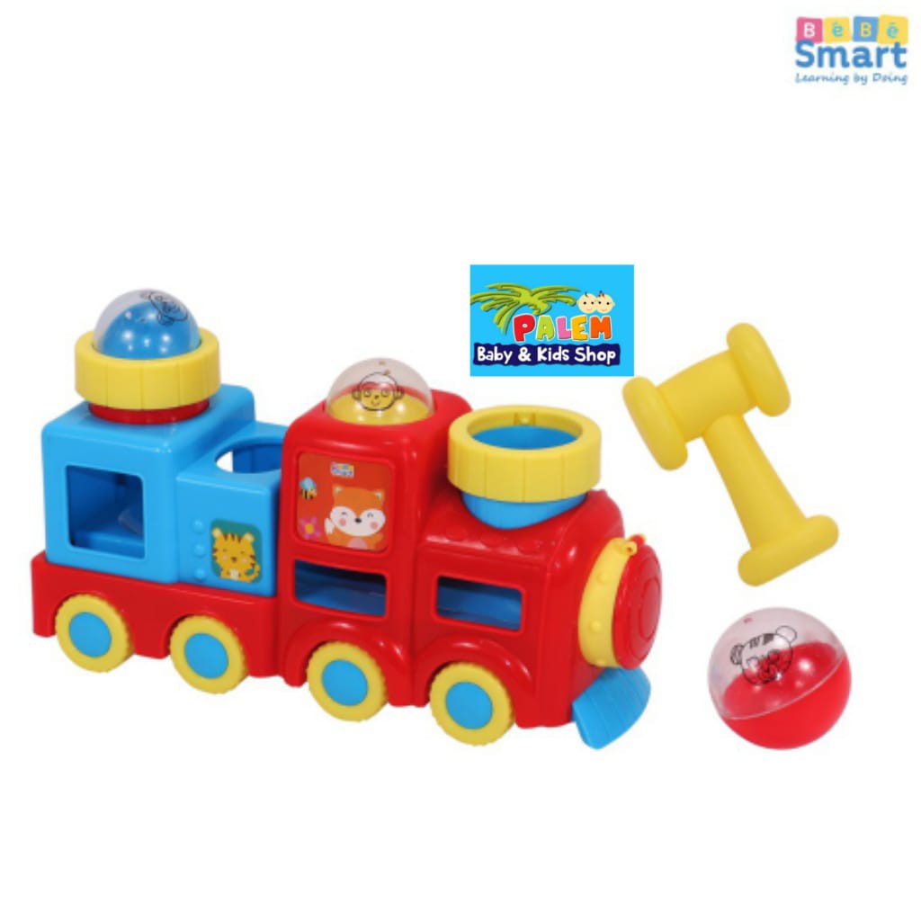 bebe smart beat and ball train/mainan kereta anak 6m+ bbs 318