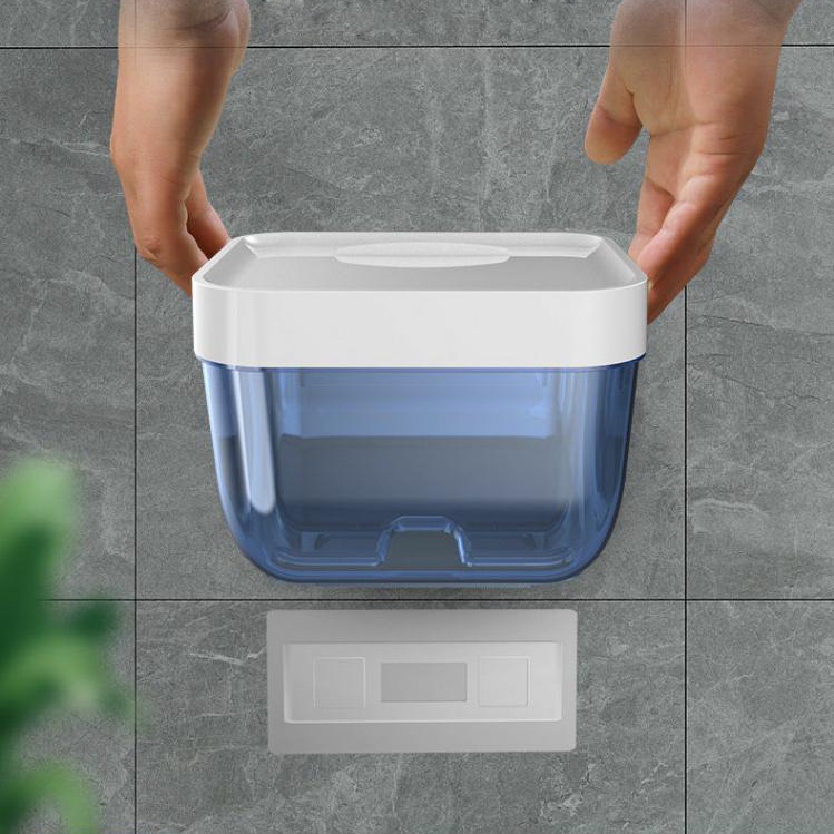 [Multifunctional Non-perforated Waterproof Tissue Storage Box / Multifunctional Toilet Paper Holder Can Hold Mobile Phones And Small Items]