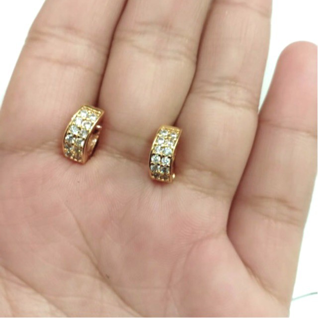 Best Item! Anting wanita anting anting permata anting penganti emas