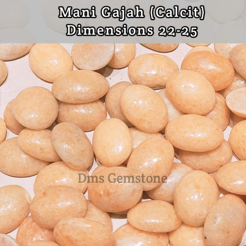 Batu Mani Gajah (Calcit) Asli Natural Batu Akik