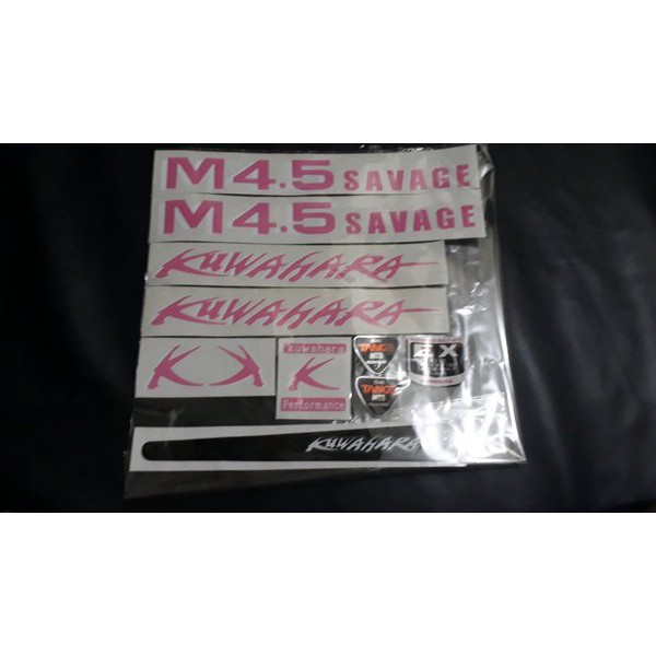 Spesial cutting stiker kuwahara m.45 savage Asli