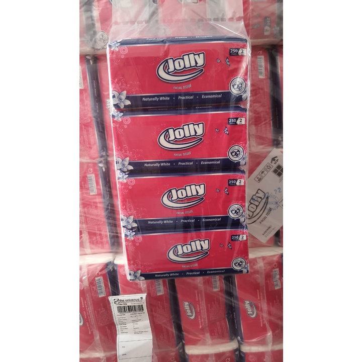 Tissue Jolly 250 Sheet Murah / Tissue Facial 250 (2 Ply)