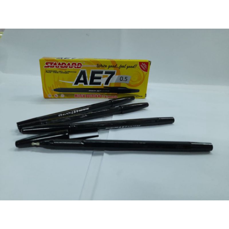 

pulpen standard AE7 HITAM