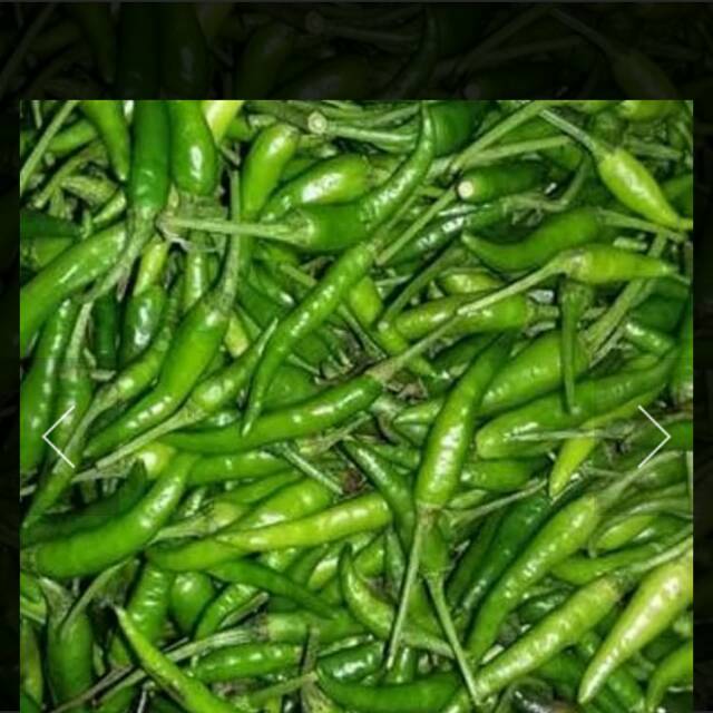 

Cabe rawit hijau per 100 gr, 250gr
