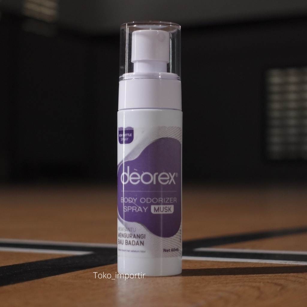 DEOREX BODY ODORIZER 60ML SPRAY / Bau badan / Deodorant / Bau Ketiak / NEW 2022