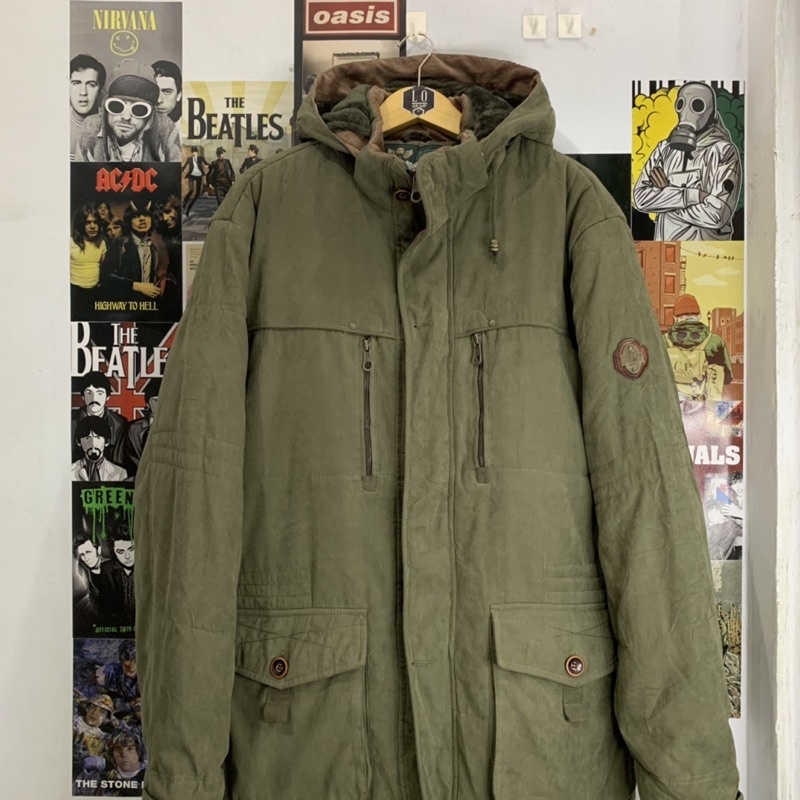 Jaket Outdoor Parka Tebal Hoodie Jacket Pria / Wanita Hyejiep Murah Coklat