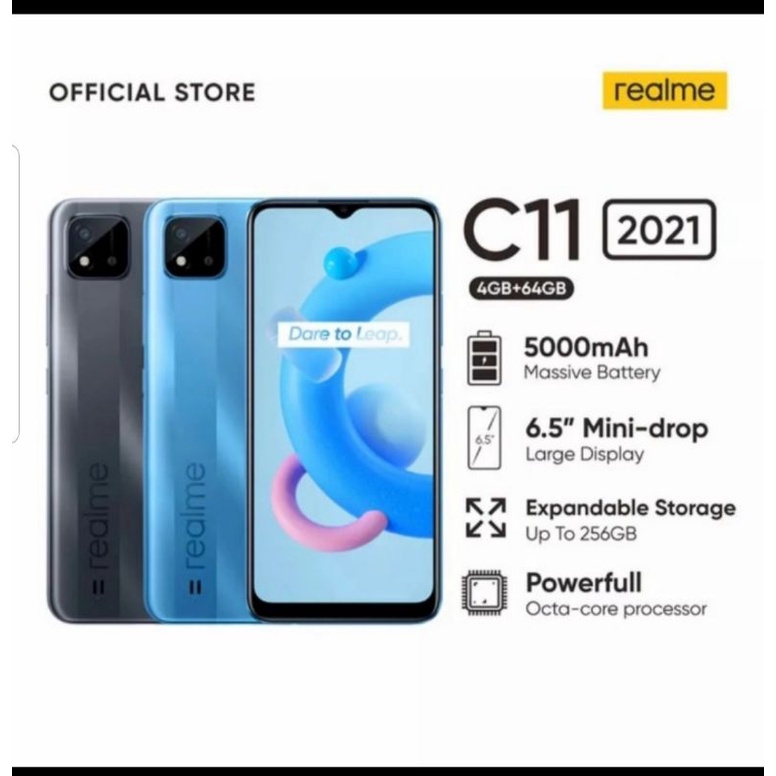 Realme C11 2021 ram4/64