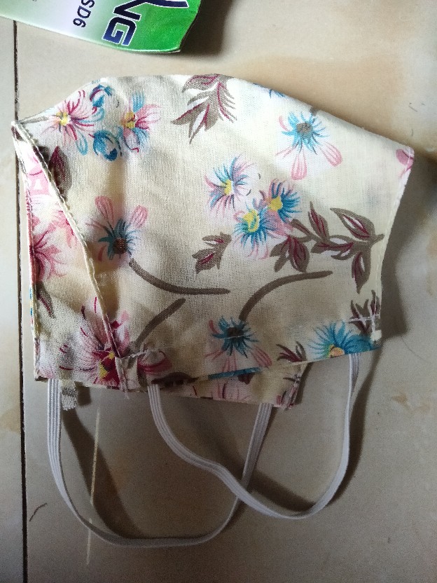 Masker Kain 2 Lapis Untuk Anak Dan Dewasa Model Duckbill Bisa Diselip Filter Tissue