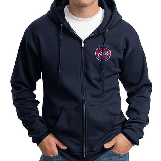 Zipper Cavaliers - Jaket Hoodie Nba Team Ordinal Apparel