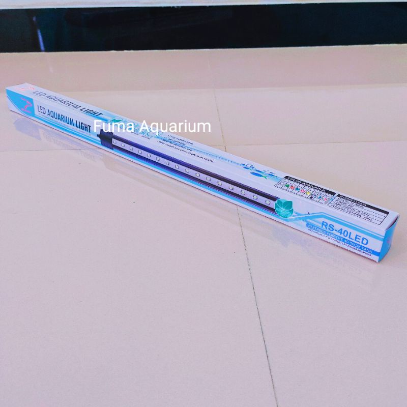 LAMPU CELUP ROSSTON RS T4-50 LED, 40 LED, 30 LED, 20 LED 3 warna/pelangi Merah Biru Hijau Aquarium Aquascape