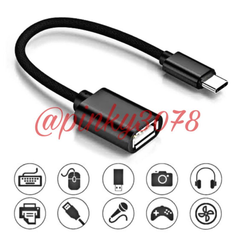 [PK-132] Kabel Otg Usb To Type c / Sambungan usb Flashdisk TYPE C