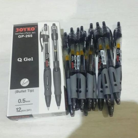 

Pulpen Gel Joyko ( GP-265 ) Q Gel Warna Hitam
