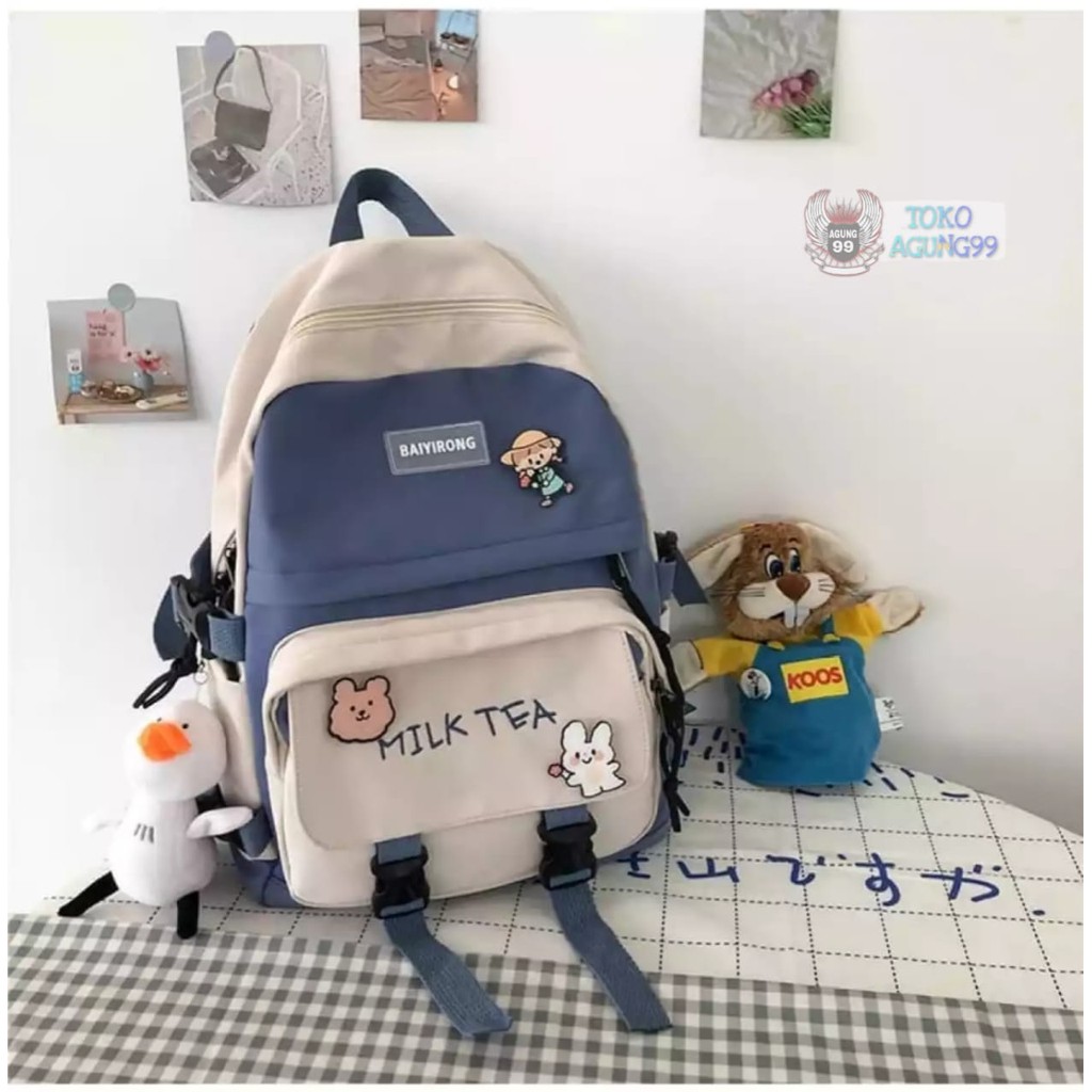 tokoagung99 - Tas anak Korean style / Ransel anak korea terbaru 2021 / Kids bag new style / backpack