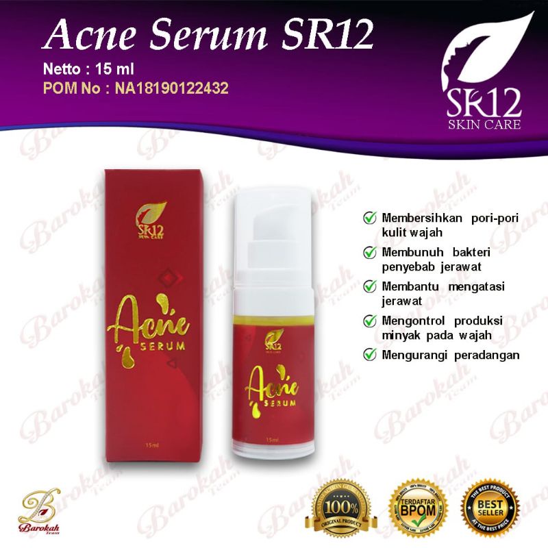 ACNE SERUM SR12 /READY STOK /PEKANBARU RIAU