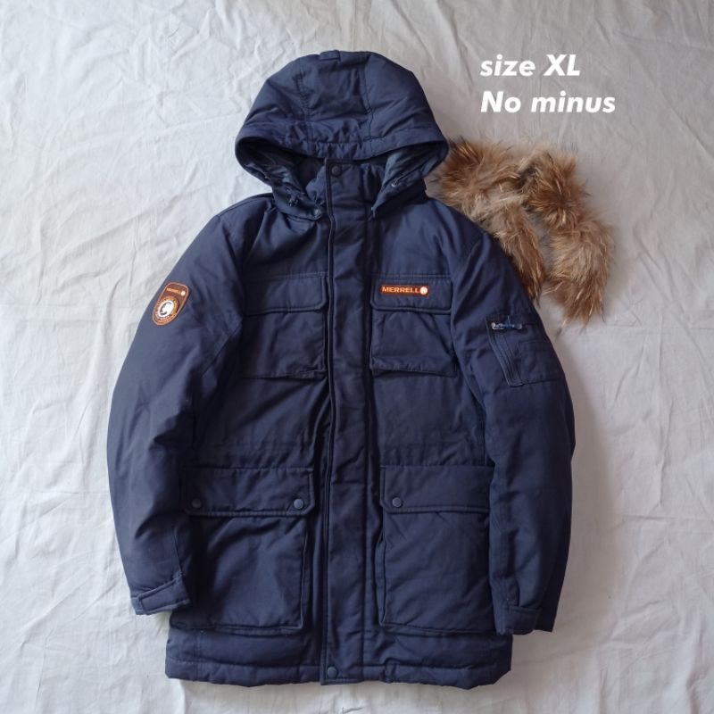 down jaket tebal bulang merrell