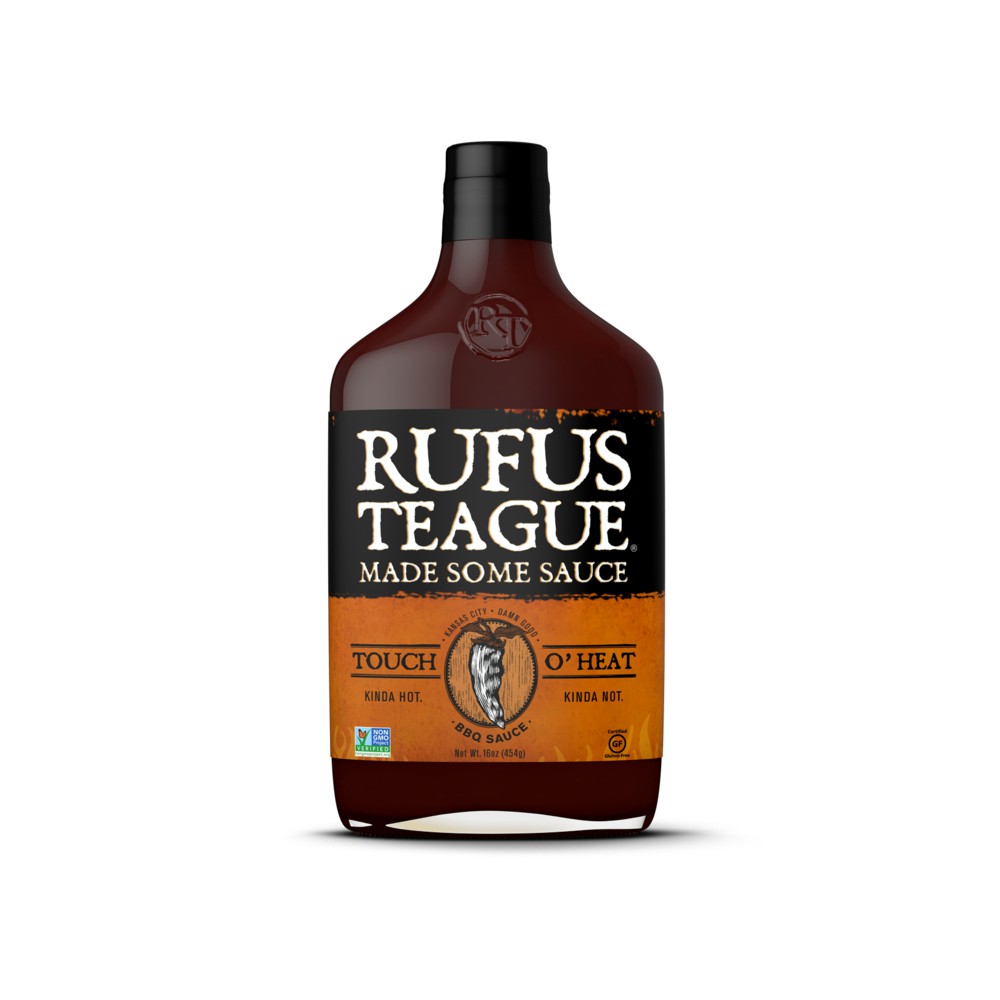 

Rufus Teague Touch O Heat BBQ Spicy Barbecue Sauce Saus Barbekyu Pedas Bumbu Meat Marinade Instant