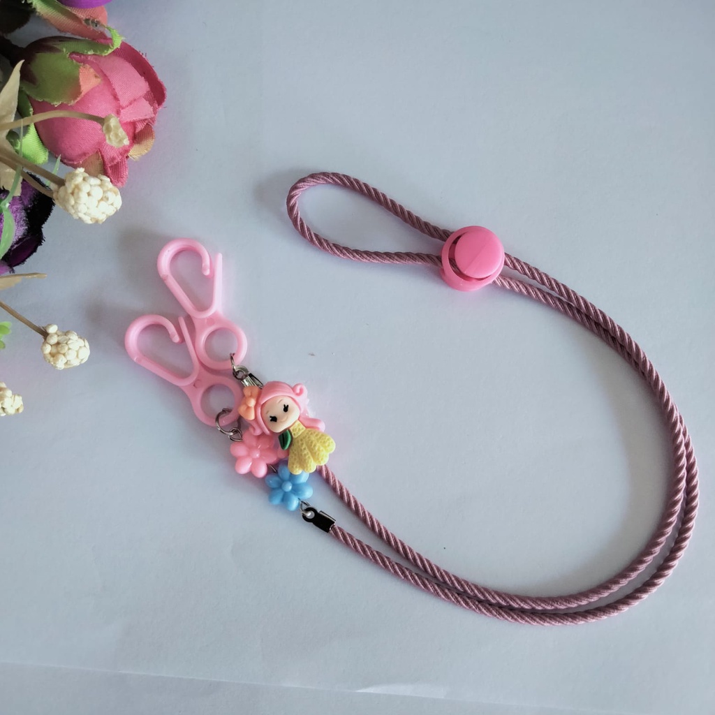 strap masker anak PRINCES seris motif random/strap masker hijab/tali masker/strap mask/