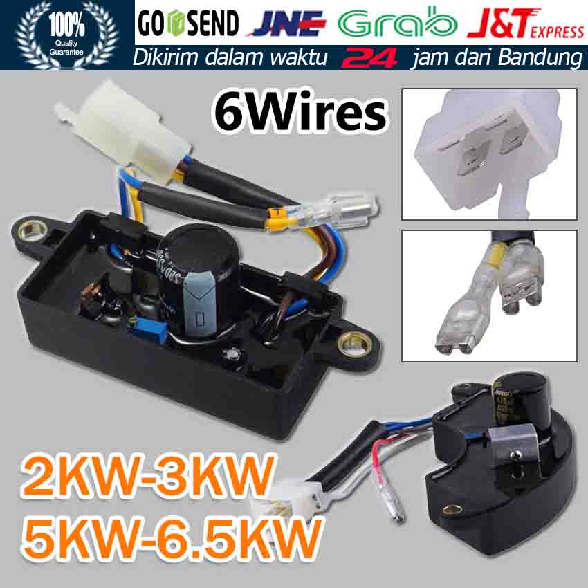 AVR Kotak Genset 2000 - 3000 Watt | AVR Oval Bulan Sabit Genset Generator 5000 - 6500W