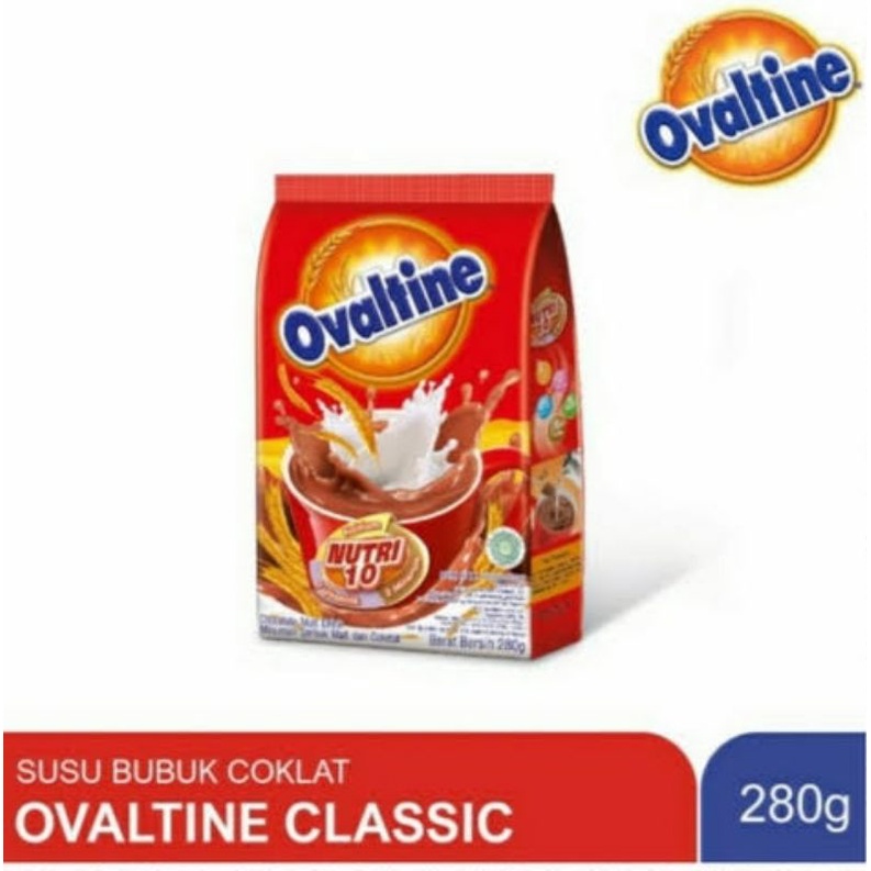 

Ovaltine Classic Susu Bubuk Coklat 280gr & Ovaltine 3 in 1 300gr