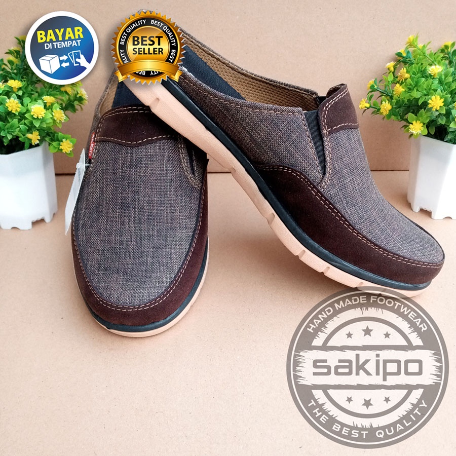 PROMO KEMERDEKAAN !! SLOP KASUAL PRIA DEWASA SLIP ON 101 MURAH BERKUWALITAS SOL KARET TRENDI NYAMAN DIPAKAI / SEPATU SANTAI PRIA DEWASA / SEPATU KERJA LAPANGAN OUTDOOR / SEPATU KERJA KANTORAN / SAKIPO