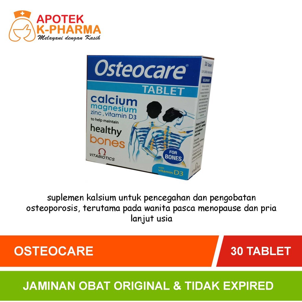 Jual Osteocare Isi 30 Tablet Obat Original Vitabiotics Shopee Indonesia