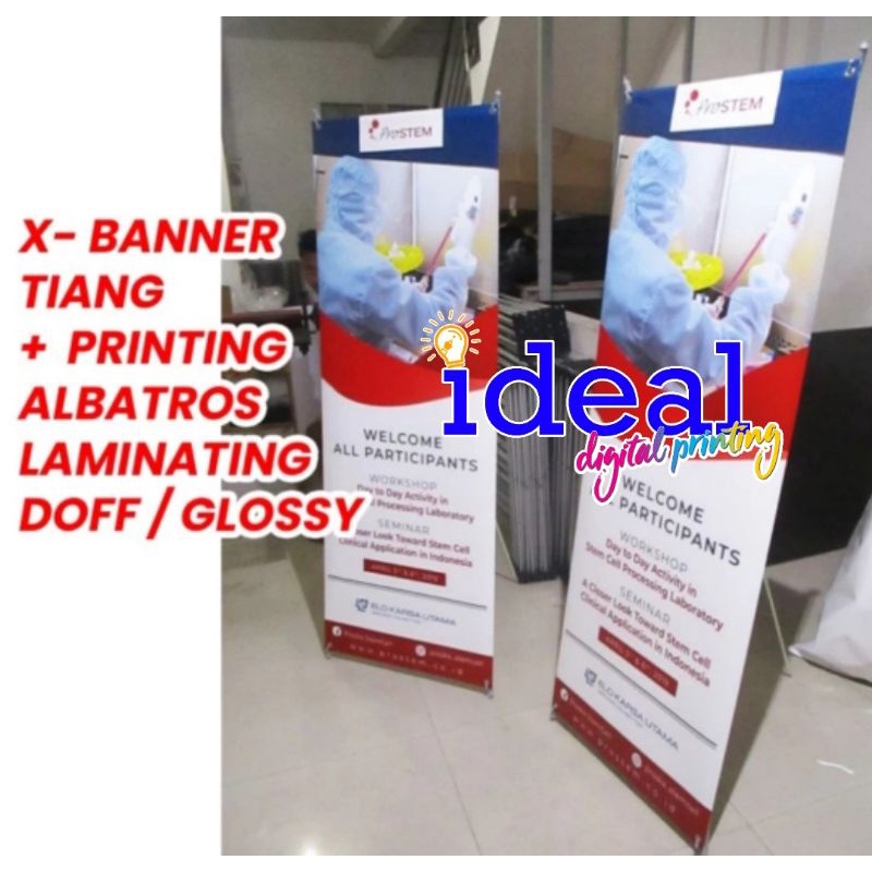 X Banner / X-banner | Stand Banner / Cetak Print Banner