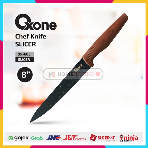 

TOP Oxone Black Marble SLICER KNIFE Pisau Knives Piso Dapur Peso Pemotong terbaik