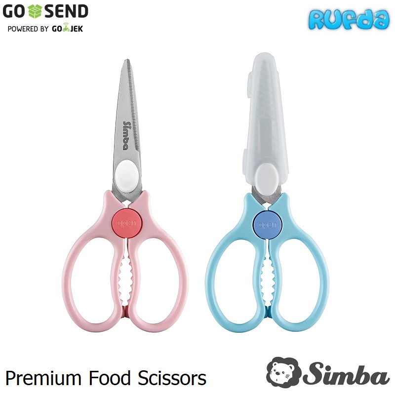 Simba Baby Food Scissors Gunting Makanan Bayi Stainless Steel