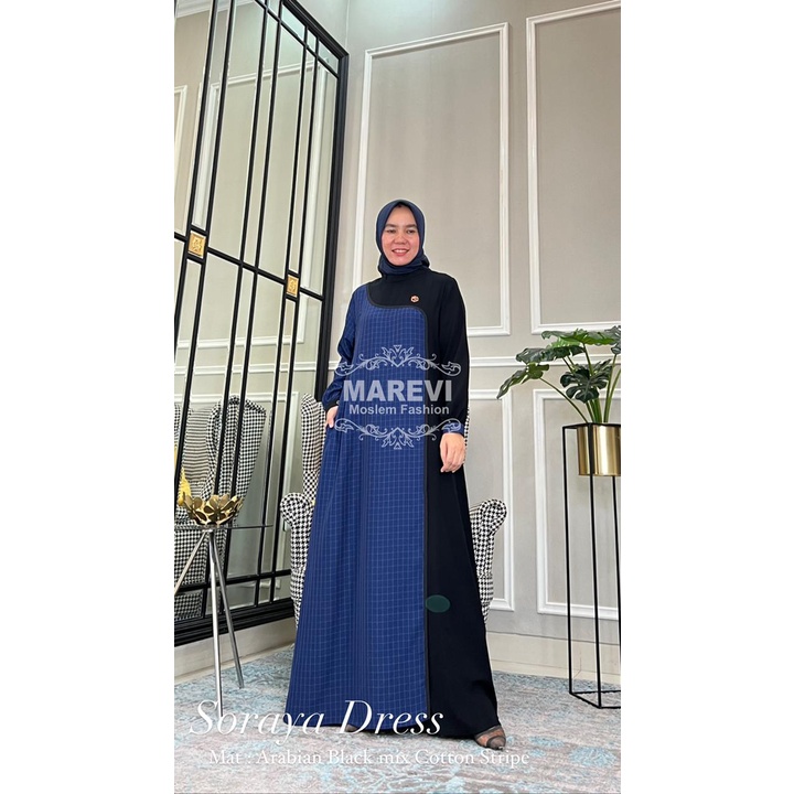 SORAYA DRESS BY MAREVI ORIGINAL 100%
