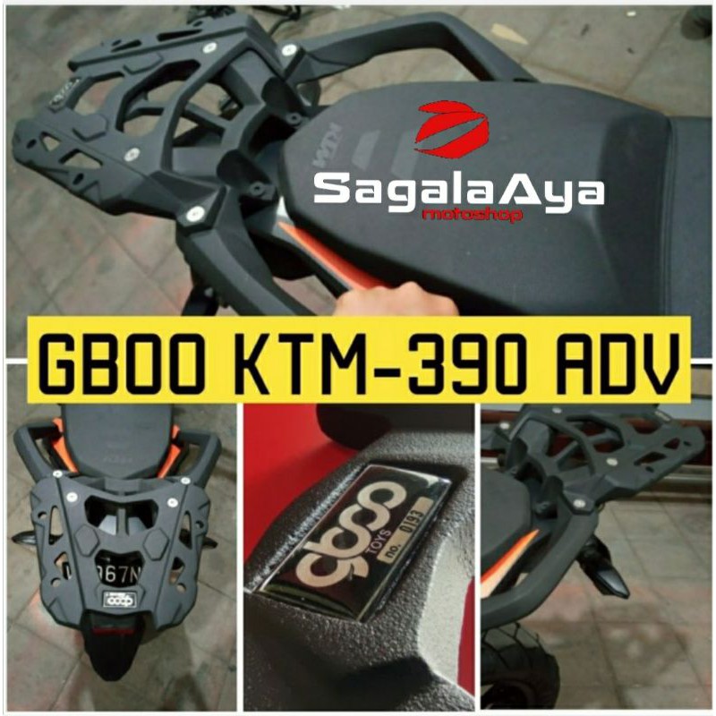 bracket behel box motor KTM 390 ADV original GBOO Toys breket alumunium bisa box givi kappa shad kmi