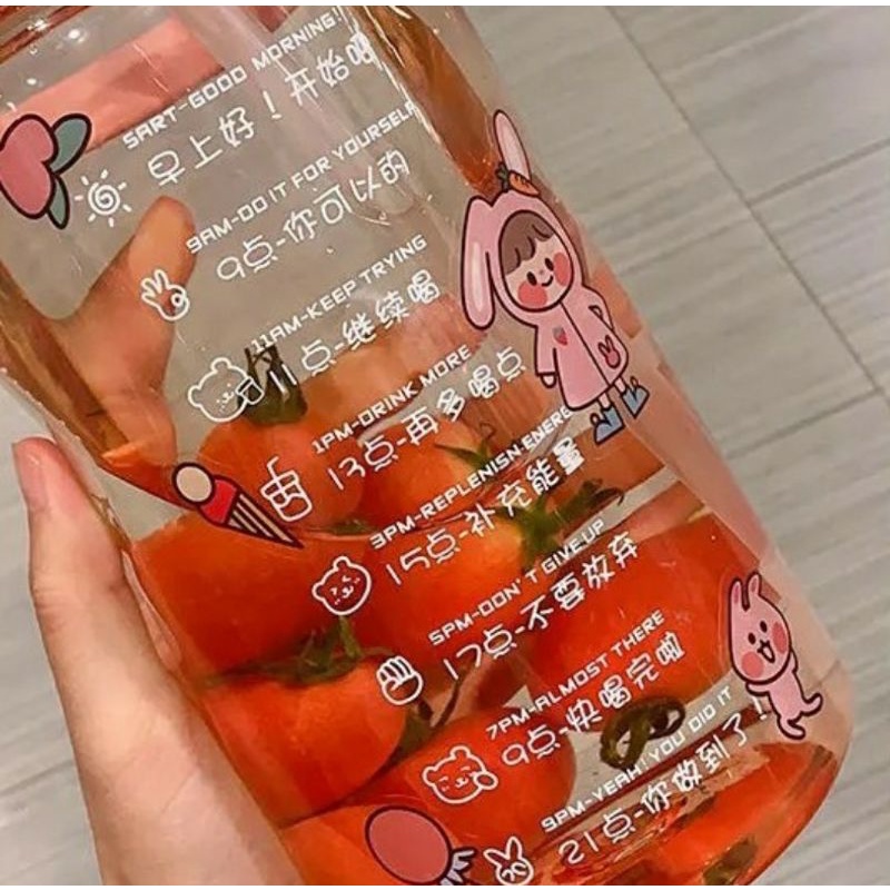 BOTOL MINUM 1,5 LITER+ STIKER UNIK & LUCU-3