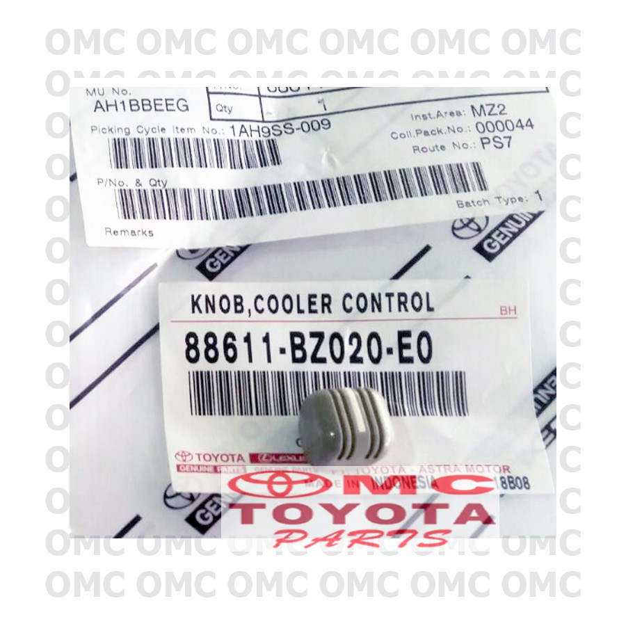 Knob Knop Tombol Stelan AC Avanza Xenia Rush Terios 88611-BZ020-E0