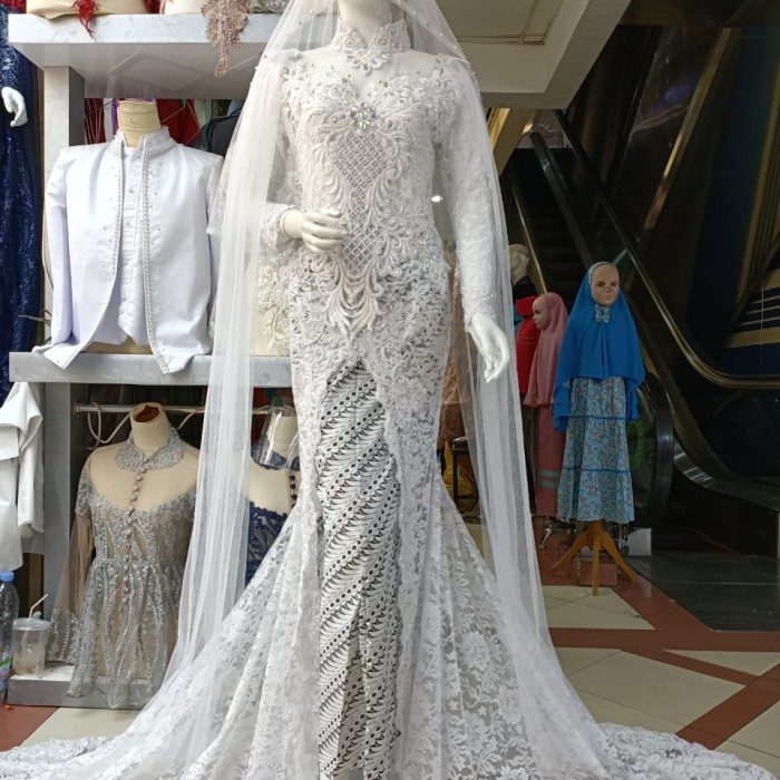 Baju Pengantin Wedding Dress Muslimah Jawa India baju akad nikah