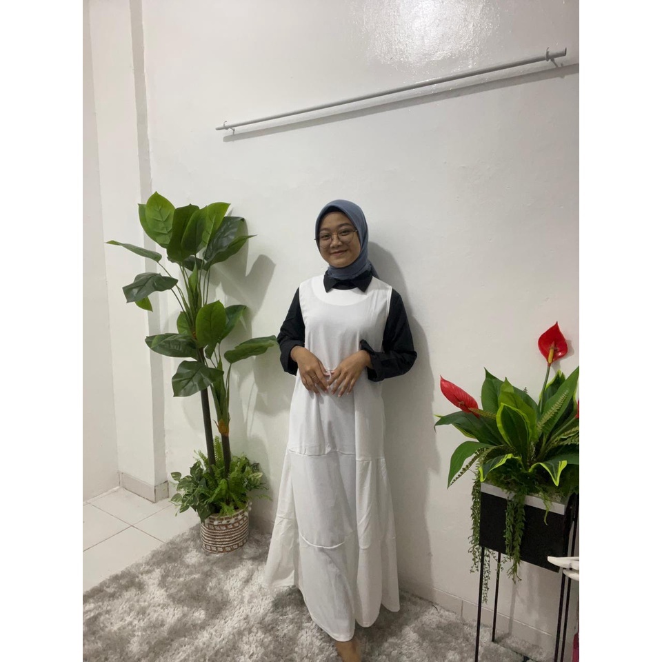 SALE - Innap Maxi Crepe - Dress Wanita Tanpa Lengan