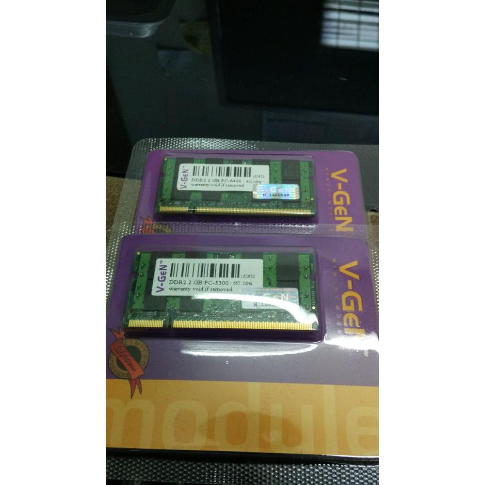 DDR2 2GB PC 53000 6400 sodimm vgen