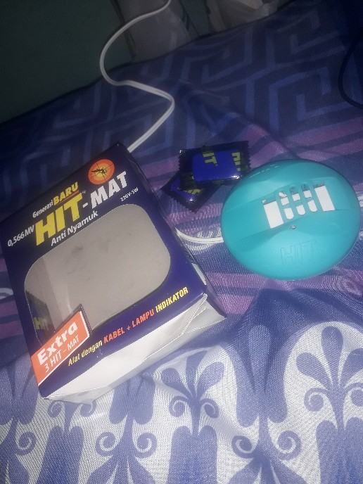 Hit Mat Extra Anti Nyamuk Tanpa Asap Anti Nyamuk Elektrik Obat Nyamuk - Alat Bulat
