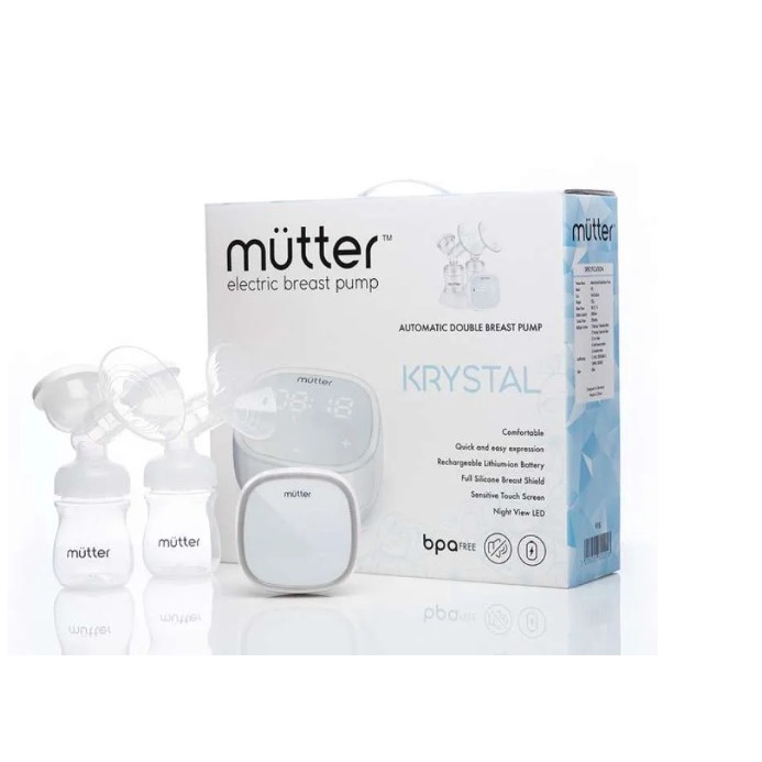 MUTTER Krystal Pompa Asi Elektrik Double Breast Pump
