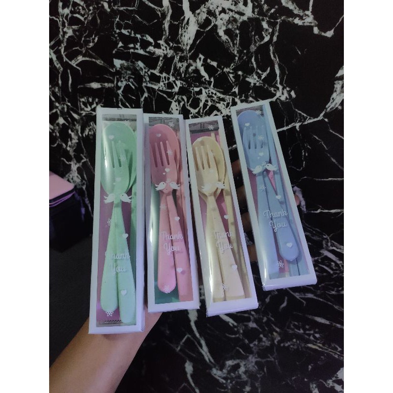 SOUVENIR SENDOK SET TRAVEL SOUVENIR SENDOK GARPU SUMPIT SOUVENIR PERNIKAHAN