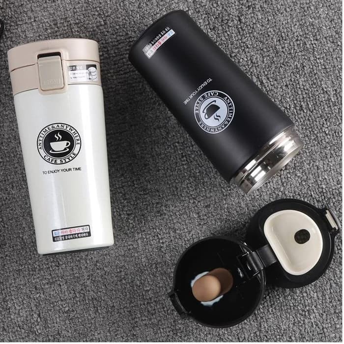 [BISA COD] Termos Kecil Mini Kopi Stainless Thermos Ukuran 400ML