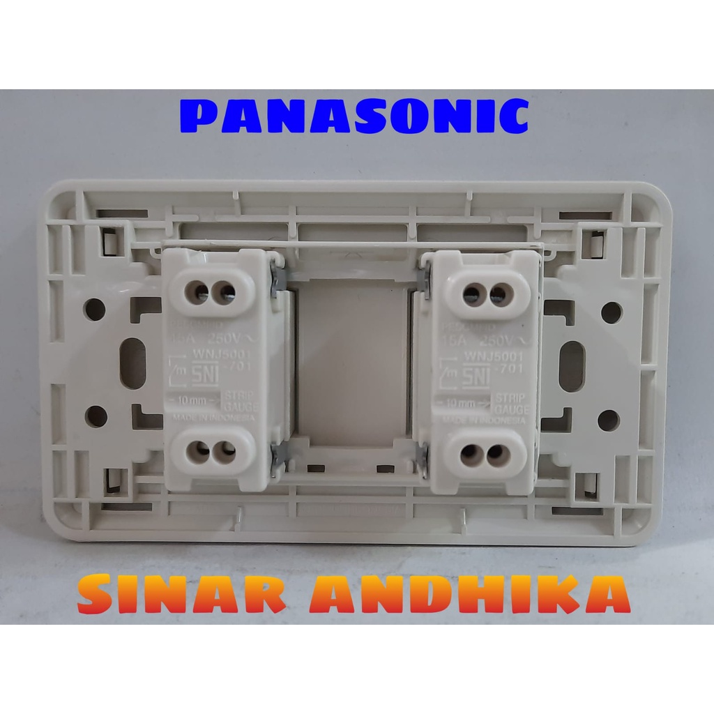 SAKLAR SERI KECIL TYPE FC PANASONIC WNJ 6802+WNJ 5001