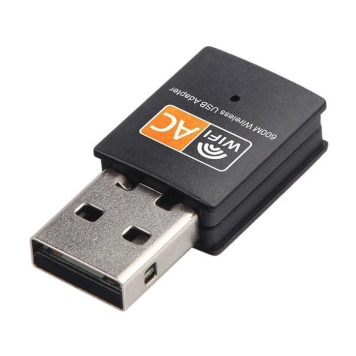 USB Wifi Adaptor Penguat Sinyal Wifi 5GHZ Dual Band Realtek PC Laptop