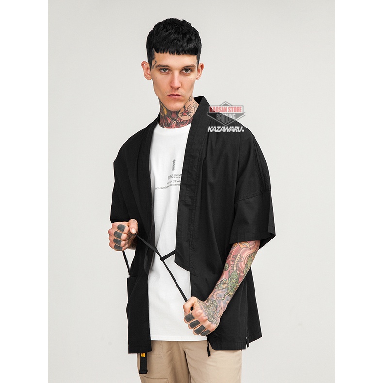 OUTER OUTWEAR KIMONO CARDIGAN KARDIGAN BLAJER BLAZER JAS HAORI JEPANG KOREA COWOK CEWEK CEWE COWO  L