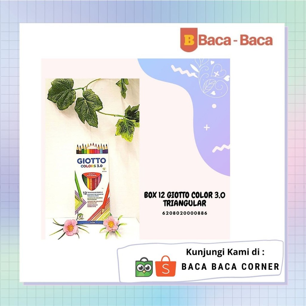

BOX 12 GIOTTO COLOR 3,0 TRIANGULAR