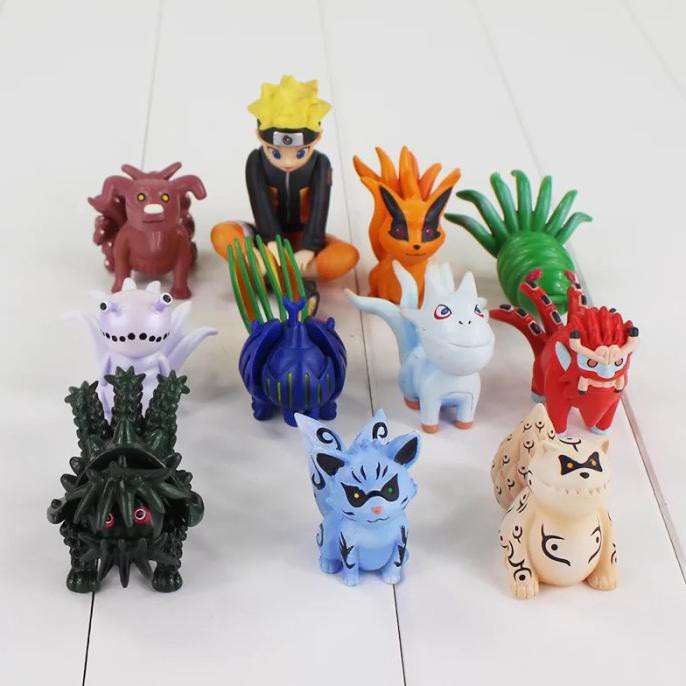 Action Figure Naruto Bijuu Set Isi 11 Britaniastoreid
