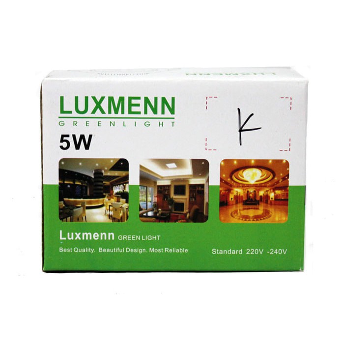 Jual Lampu LED Downlight Luxmenn 5W | Shopee Indonesia