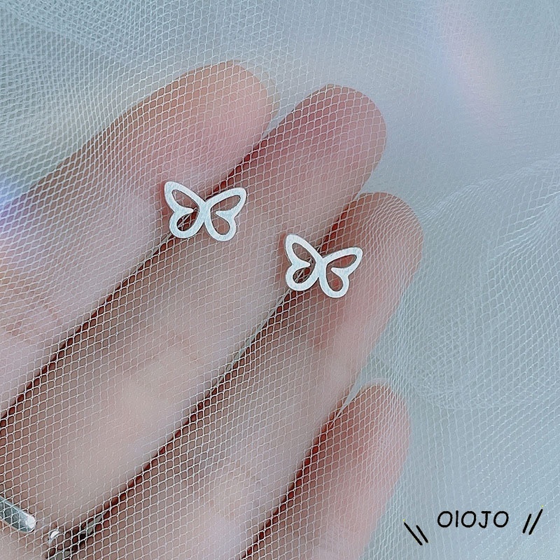 【COD】Sepasang Anting Kupu-kupu Mini Kecil Segar Fashion Wanita
